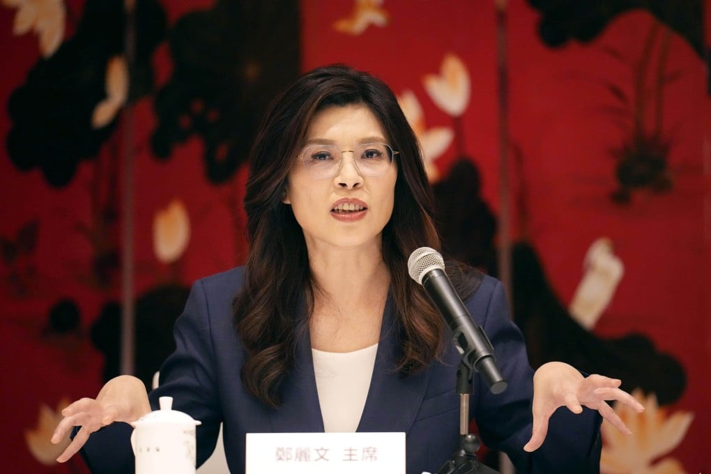Cheng Li-wun insisted that “to maintain peace across the Taiwan Strait, the Kuomintang must regain power". Photo: Kyodo