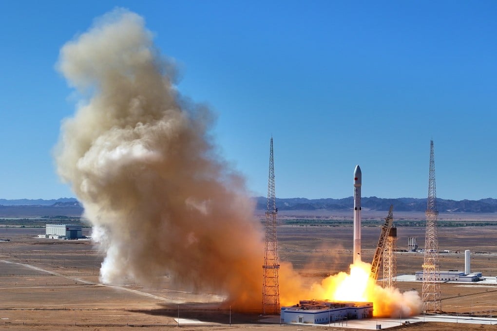 A Long March-12B Y1 rocket blasts off from the Dongfeng Commercial Space Innovation Pilot Zone on June 1, carrying satellites for the Qianfan constellation. Photo: Xinhua