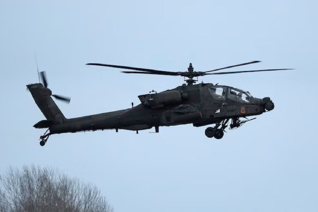 US forces rescued two crew members near Oman after their Apache helicopter went down during a patrol. President Donald Trump vowed to retaliate against the downing of the US military aircraft. Photo: Reuters