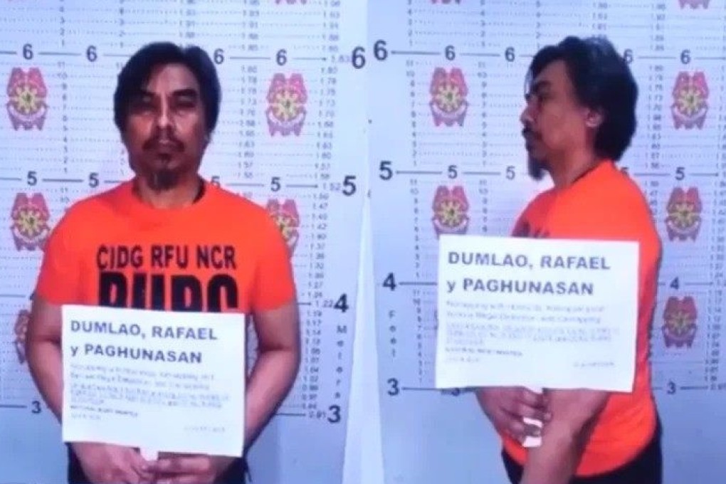 Rafael Dumlao is seen in his booking photos. Photo: Department of the Interior and Local Government