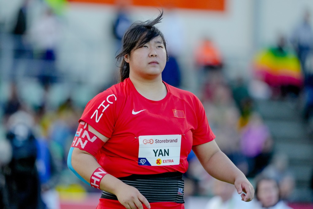Ziyi Yan won the women’s javelin at the Diamond League meeting in Oslo, her first throw good enough to take the gold. Photo: EPA