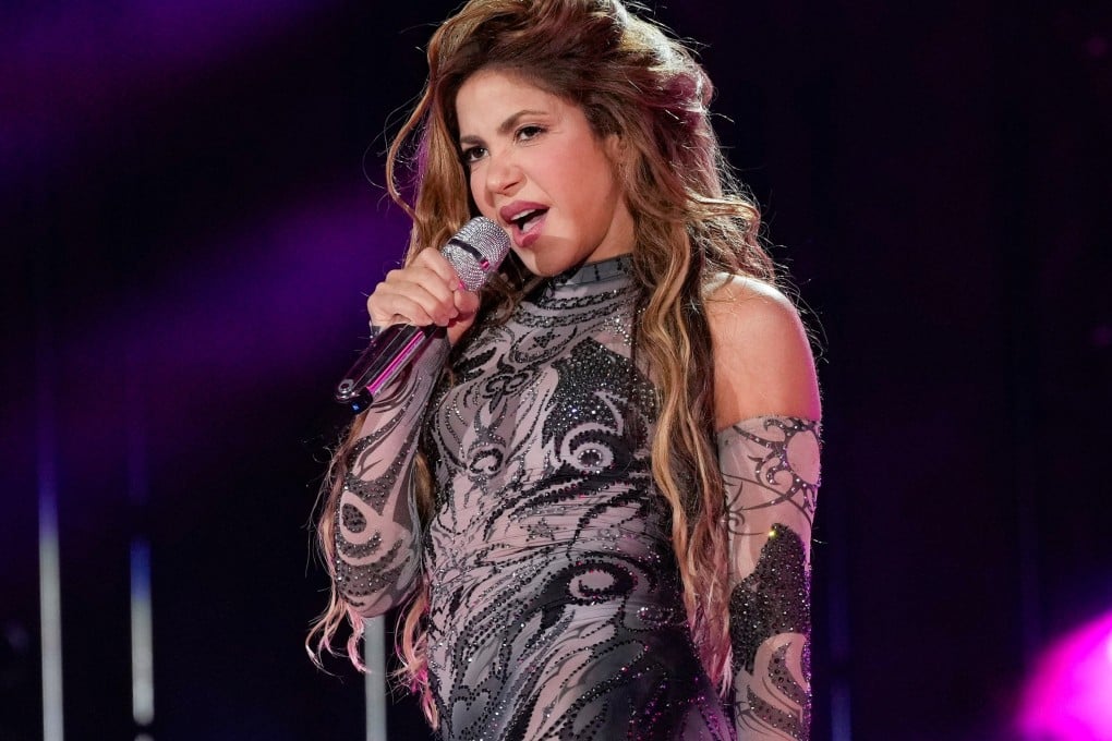 Colombian superstar Shakira performs during the Global Citizen Festival in New York in 2025. Shakira co-wrote and performed “Waka Waka (This Time for Africa)“, the official song of the 2010 Fifa World Cup, and “Dai Dai”, the official song of the 2026 Fifa World Cup. Photo: AP