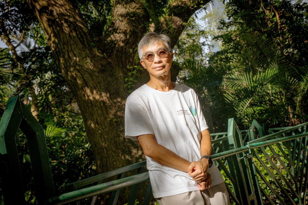 Michael Lau Wei-neng at the Hong Kong Zoological and Botanical Gardens in Central. Photo: Alexander Mak