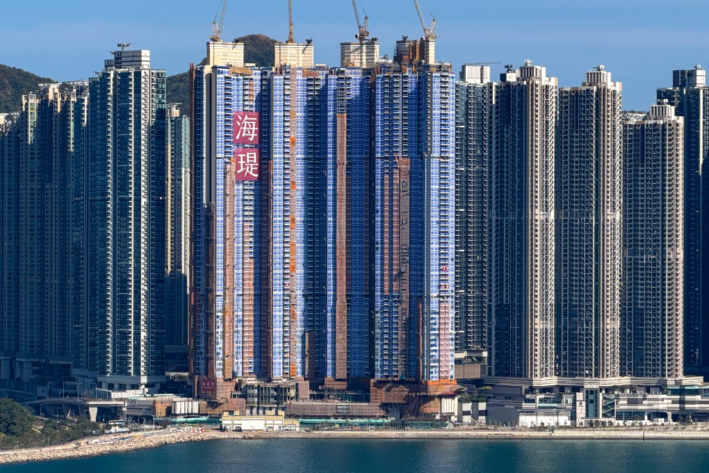 The latest prices at Sino Land’s La Mirabelle project in Tseung Kwan O, pictured on April 19, were about 10 per cent higher than nearby projects in January 2025. Photo: Jelly Tse