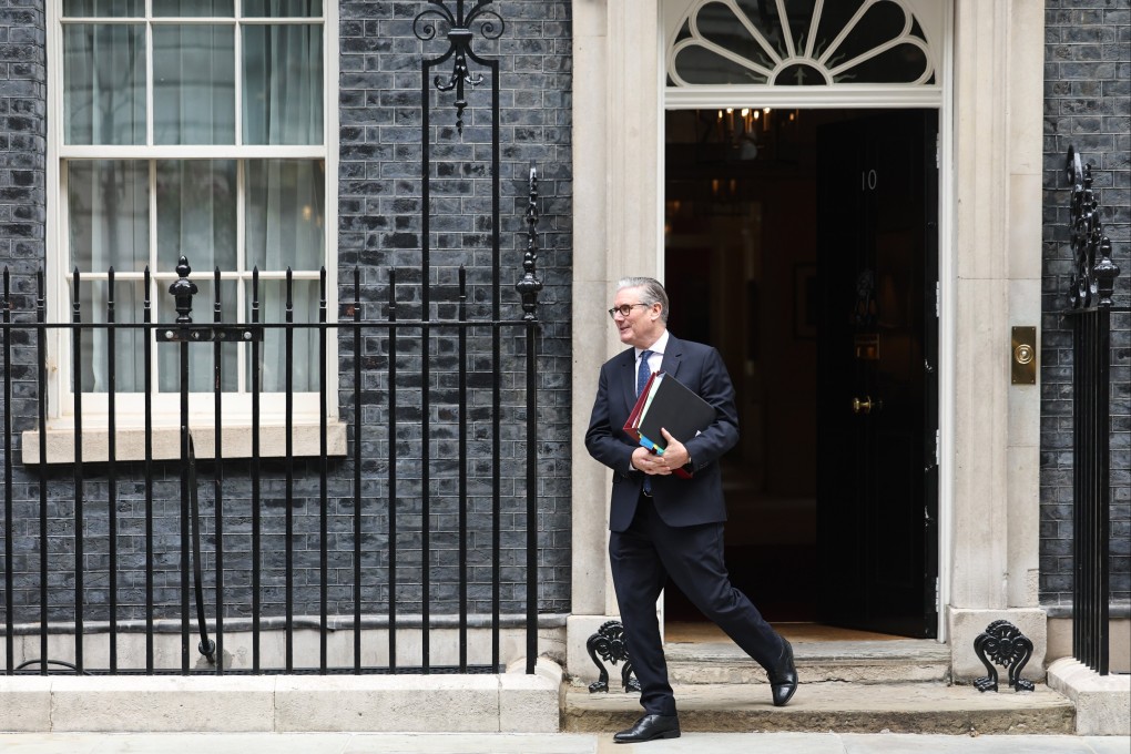 Keir Starmer departs for Prime Minister’s Questions at Downing Street in London, Britain, on Wednesday. Photo: EPA