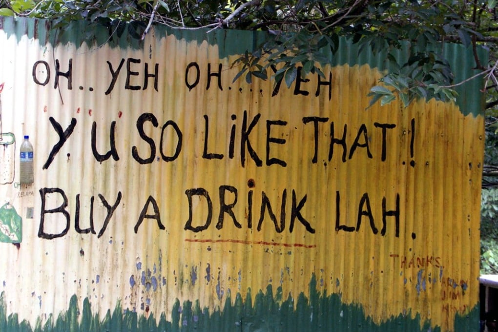 Singlish is an English-based creole language in Singapore. Photo: Handout