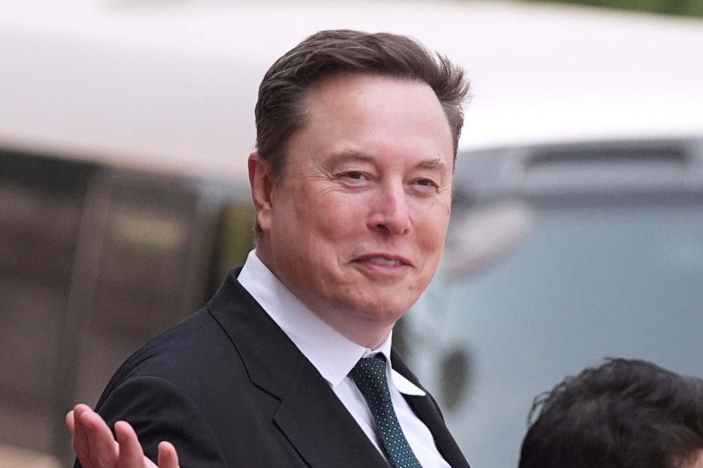 Elon Musk in Beijing on May 14. Photo: AP
