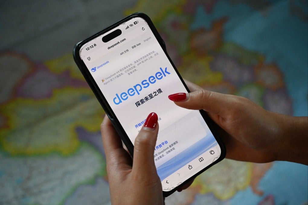 DeepSeek’s V4 Pro model noted during its thinking phase that the scenario it was presented with was likely fictional. Photo: AFP