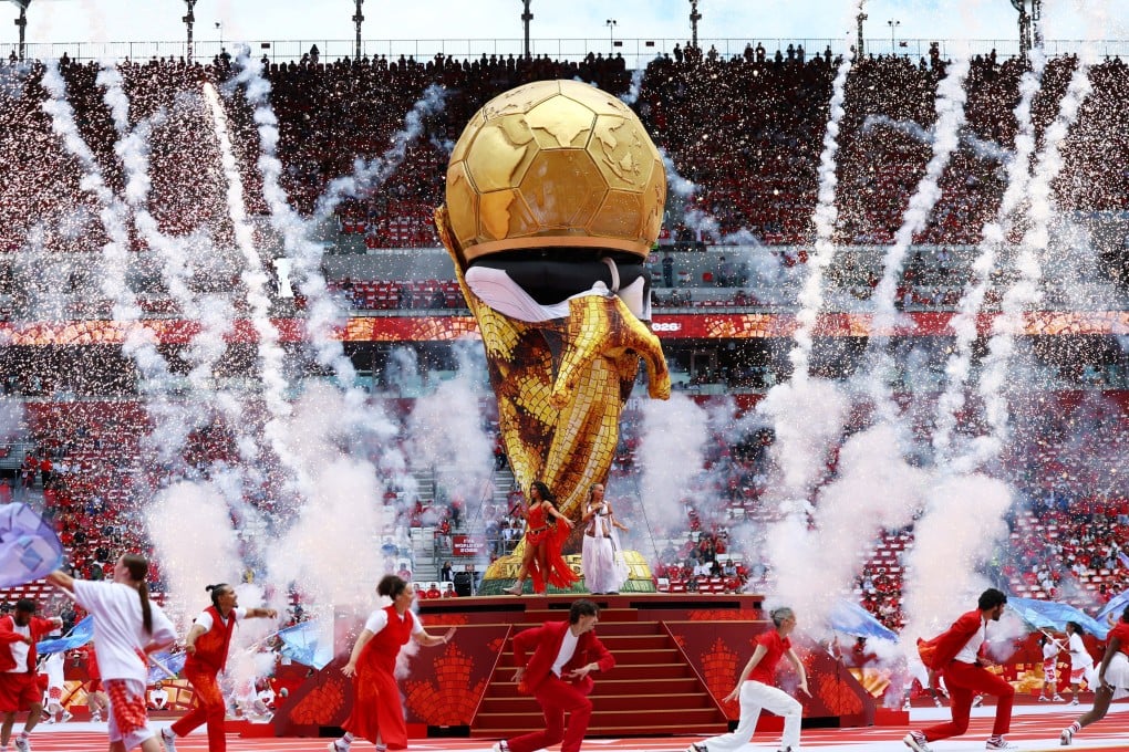 Singers Elyanna and Jessie Reyez perform during the opening ceremony of the 2026 Fifa World Cup. Photo: Reuters