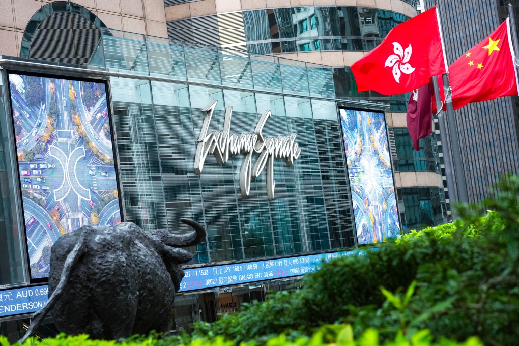 The facade of the Hong Kong Exchanges and Clearing (HKEX) in Exchange Square, Central. Photo: Jelly Tse
