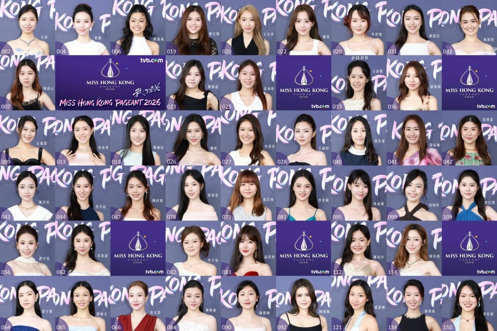 Contestants for the Miss Hong Kong Pageant 2026. Photo: Handout