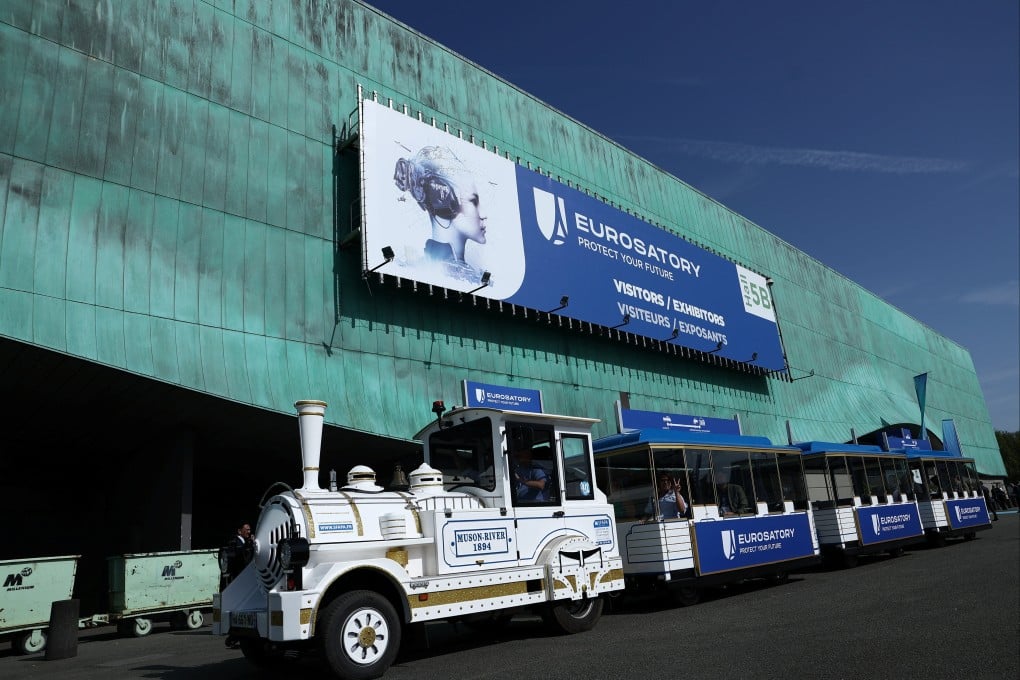 Norinco’s display of a model assembly line at the Eurosatory exhibition comes as the state-owned company is working to expand its drone exports. Photo: Reuters