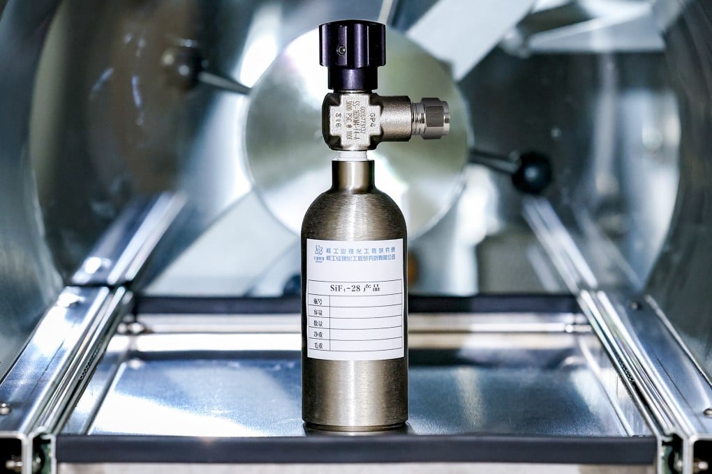 CNNC said on Monday that one of its research institutes had successfully mass-produced silicon-28 isotope with a purity level exceeding 99.99 per cent. Photo: CNNC Weibo