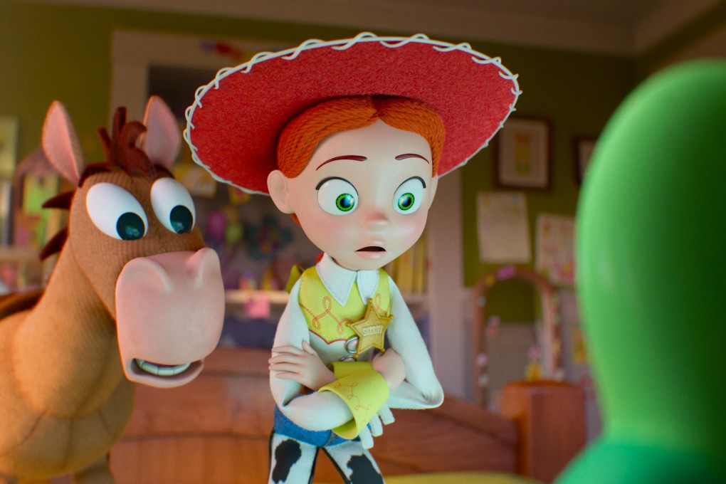 (From left) Bullseye, Jessie and Lilypad in a still from Toy Story 5 (category I), starring the voices of Tom Hanks, Tim Allen, Joan Cusack and Greta Lee. Andrew Stanton and Kenna Harris co-direct. Photo: Disney/Pixar