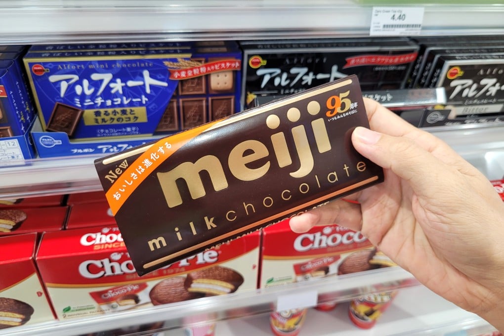 Japanese brand Meiji grew its market share in China last year thanks to a reputation for quality, according to market research. Photo: Shutterstock