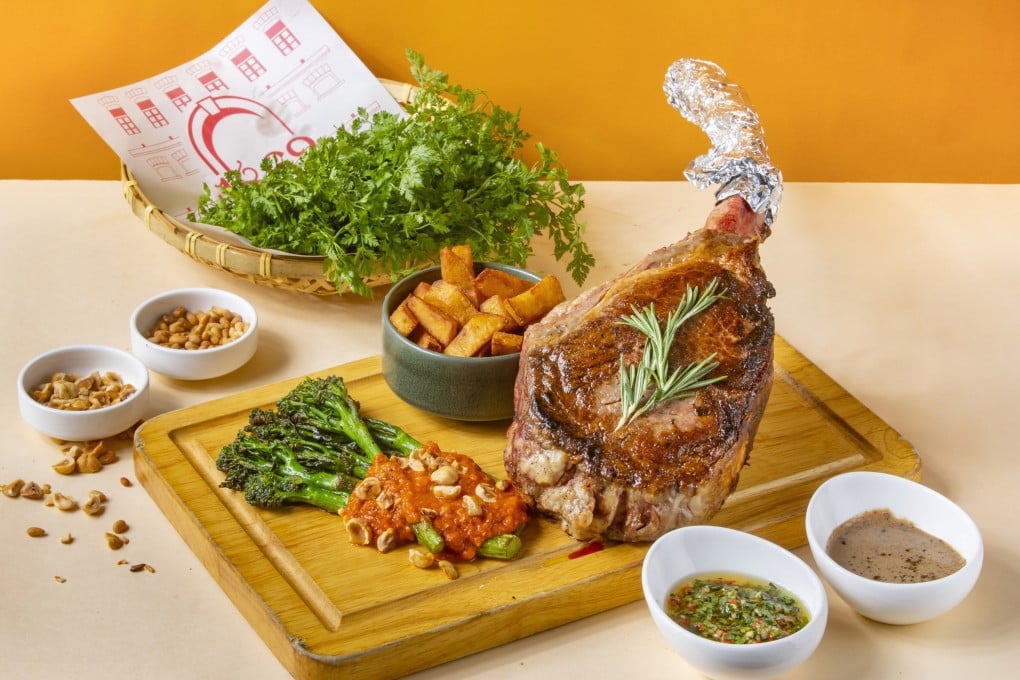 The highlight of the Father’s Day feast at 1862 Bar de Tapas y Vino is a charcoal-grilled 1kg Tomahawk steak. The restaurant is one of seven places we recommend for Father’s Day in Hong Kong. Photo: 1862 Bar de Tapas y Vino