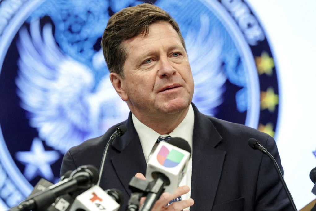 Jay Clayton speaks during a press conference in New York City on December 10, 2025. Photo: Reuters,