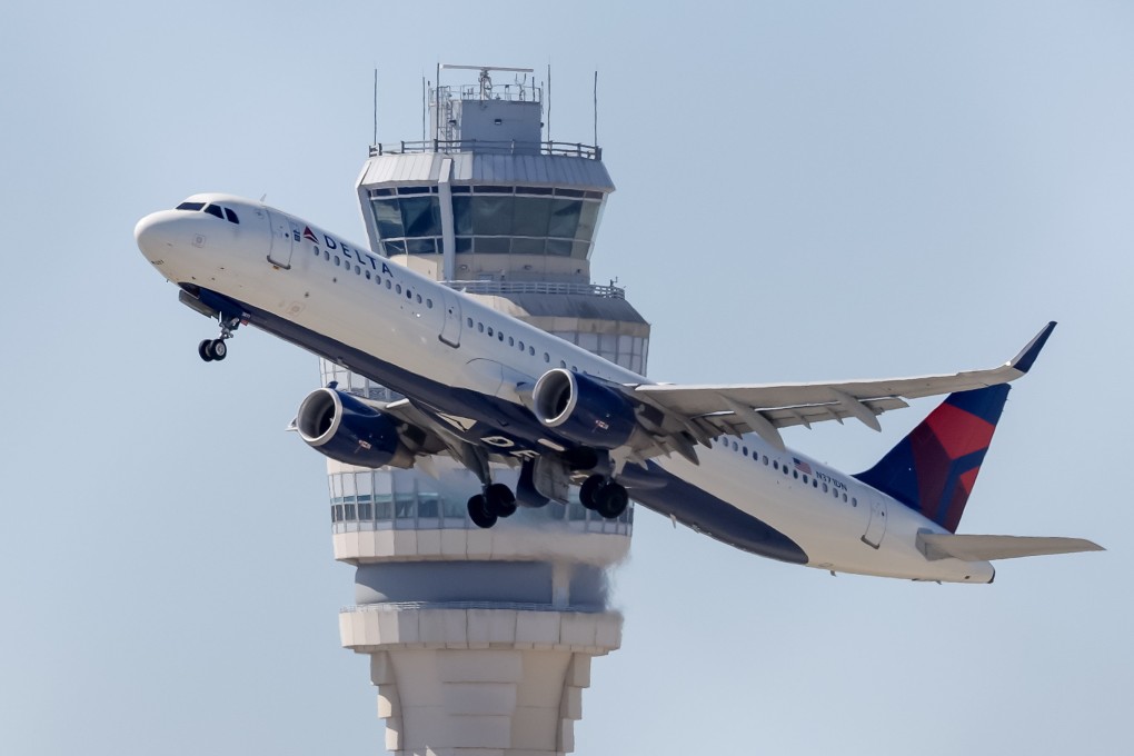A Delta Air Lines flight departs from Hartsfield-Jackson Atlanta International Airport in October. Photo: EPA
