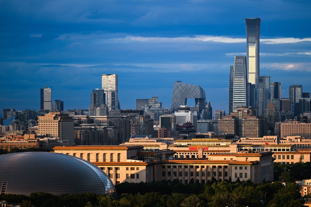 China’s capital Beijing’s city skyline pictured at sunset. China has climbed four places, from 16th to 12th, in this year’s IMD World Competitiveness Ranking. Photo: Xinhua