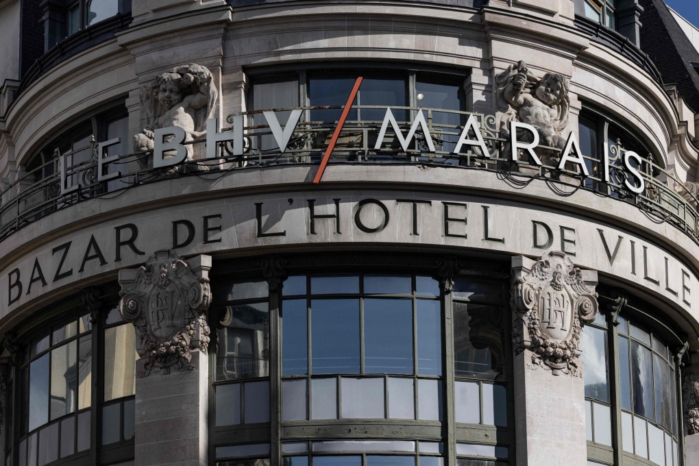 The BHV Marais department store in Paris, whose new owners plan to end a controversial partnership with Shein after describing it as a strategic mistake. Photo: AFP