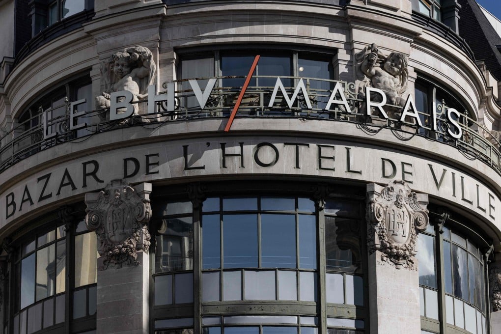The BHV Marais department store in Paris, whose new owners plan to end a controversial partnership with Shein after describing it as a strategic mistake. Photo: AFP