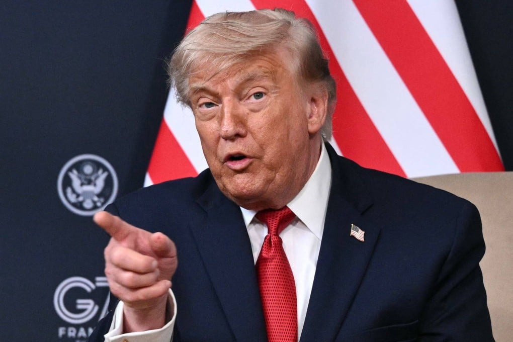 US President Donald Trump speaks on the sidelines of the Group of Seven (G7) summit in eastern France on June 17, 2026. Photo: AFP