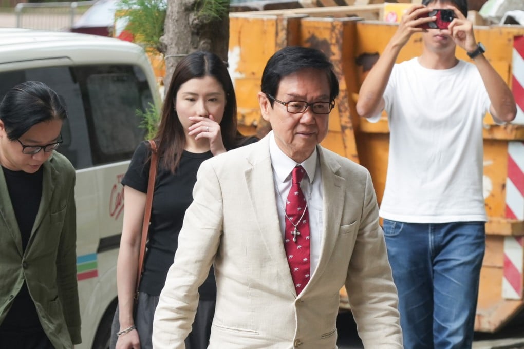 Film producer Raymond Wong outside Eastern Court in Sai Wan Ho on May 22, the day he was convicted of insider trading. Photo: Sun Yeung