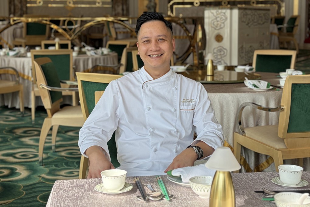 Kevin Zhu, executive chef at Lakeview Palace at Macau’s Wynn Palace, is blending Cantonese and Jiangnan cuisine using a philosophy that is articulated in a menu of striking, deeply personal dishes. Photo: Chloe Loung