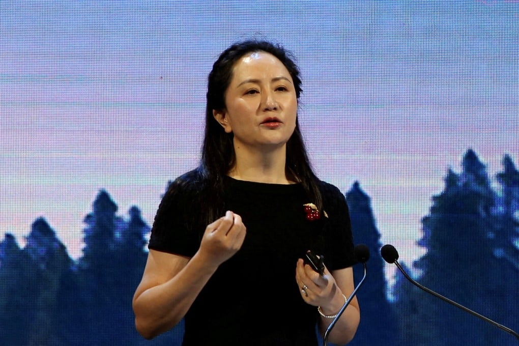 Huawei Technologies executive Meng Wanzhou speaks at the Mobile World Congress in Shanghai, China, in June 2023. Photo: Reuters