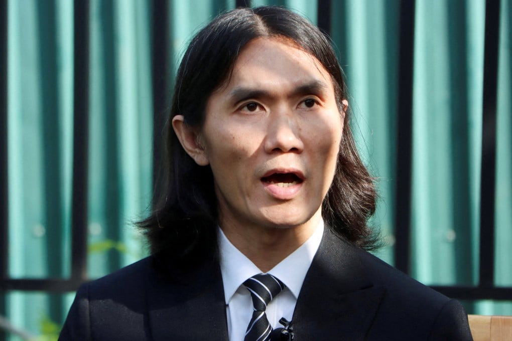 Vietnamese deportee Tuan Phan, who spent nearly a year in South Sudan, speaks during a press conference before his departure from Juba International Airport on Friday. Photo: Reuters