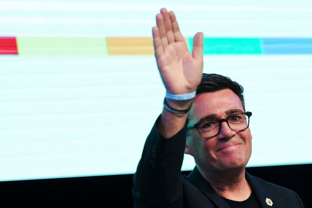 Andy Burnham following his victory in the Makerfield by-election. Photo: Reuters