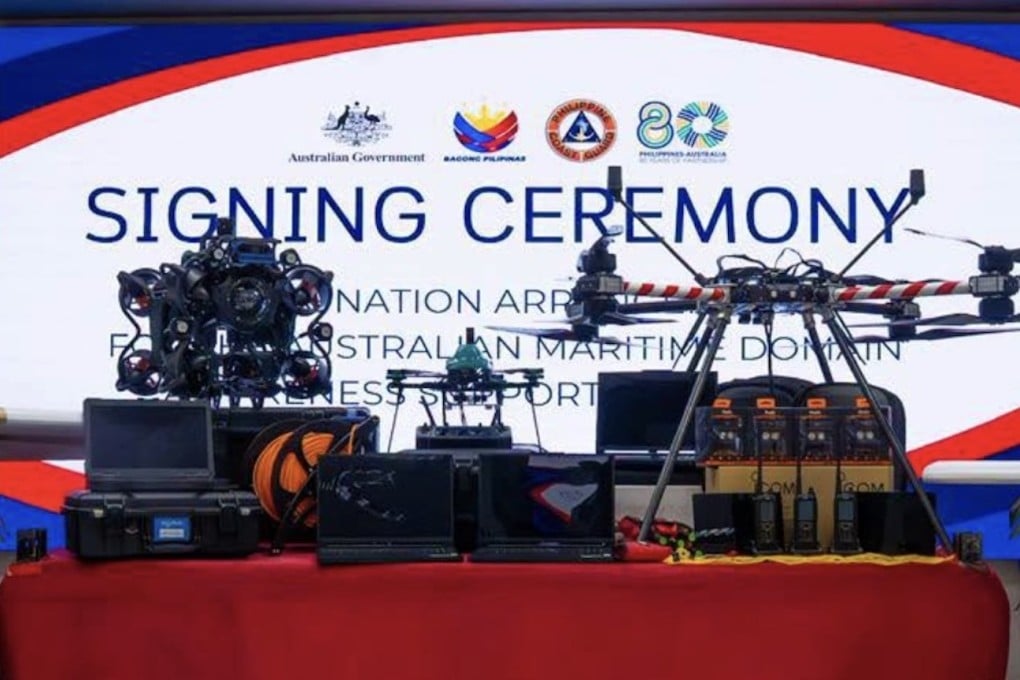 Australia has provided the Philippine coastguard with additional aerial and undersea drones to support its modernisation. Photo: Facebook/Australia in the Philippines