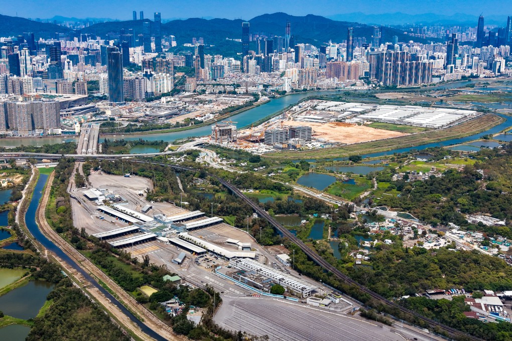 The Hong Kong side of the shared Hetao tech zone. Photo: Eugene Lee
