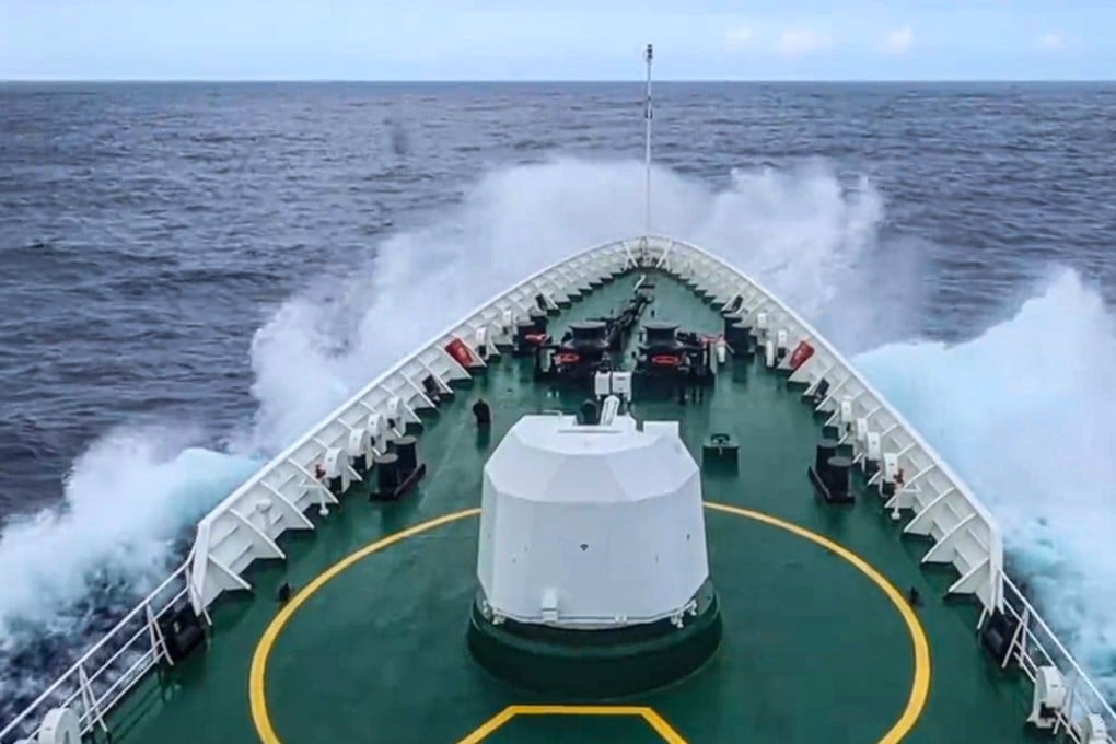 State media report that Beijing is "diversifying" its operations in the waters. Photo: CCTV