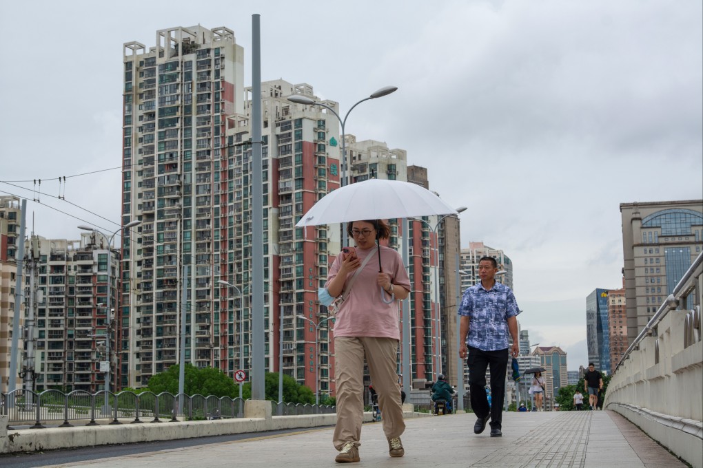 Suzhou Creek in Shanghai, where new home prices inched 0.2 per cent higher in May and second-hand home sales hit a five-year high in March with more than 31,000 properties changing hands. Photo: Getty Images