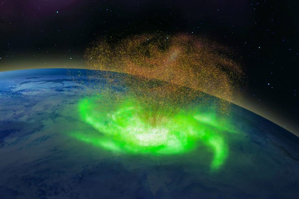 Detection of space hurricanes has so far been a manual process. Illustration: Qing-he Zhang, Shandong University