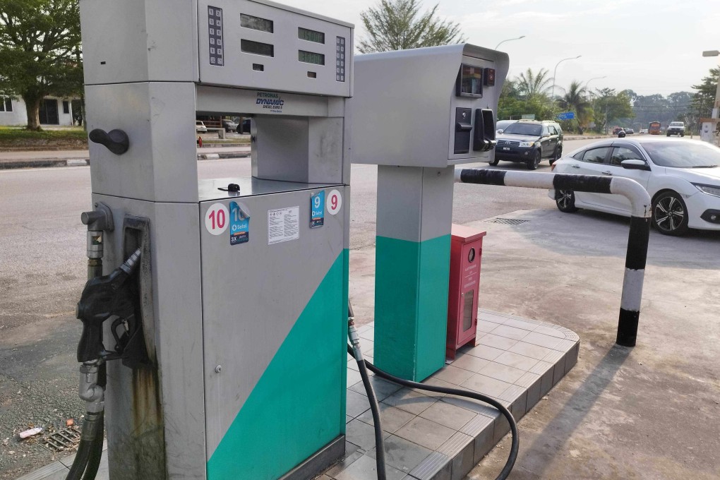 A diesel pump in a Petronas station in the Malaysian state of Perak. Photo: Ivy Ong