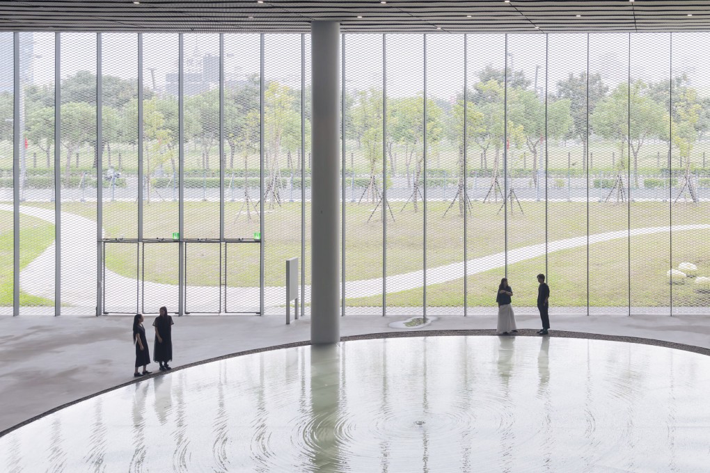The entrance to the Taichung Green Museumbrary, a merger of the Taichung Art Museum and Taichung Public Library. Photo: courtesy Taichung Art Museum