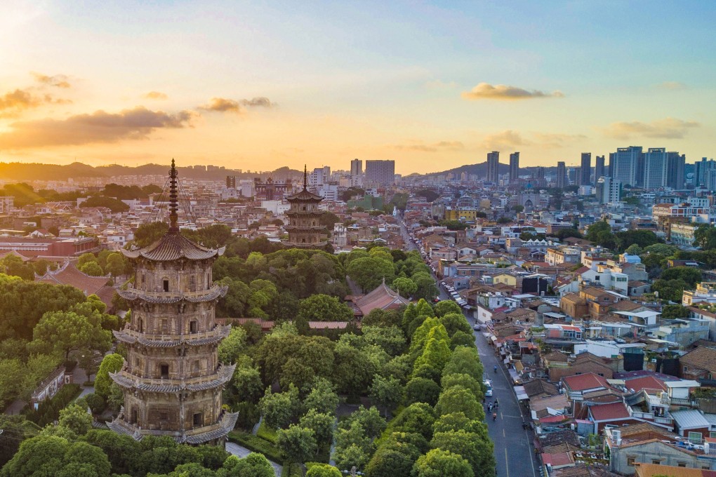 Quanzhou, a coastal city in Fujian. The province is one of two covered by the scheme. Photo: Xinhua