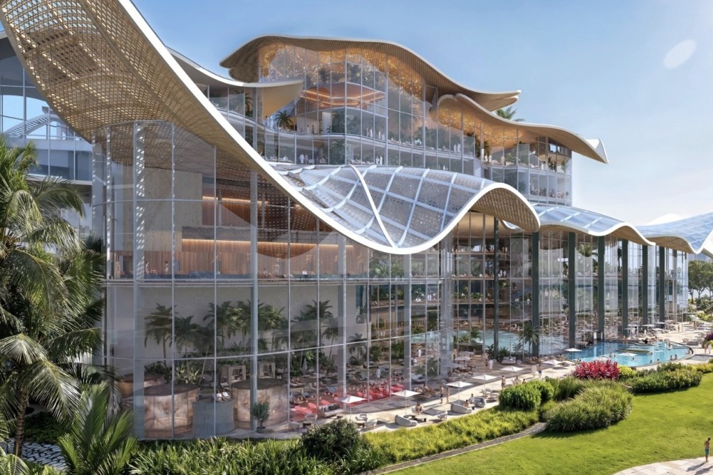 The seven-storey Therme Singapore complex is expected to spearhead the country’s wellness sector.  Photo: Handout