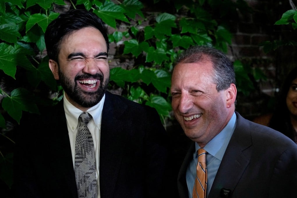 New York City Mayor Zohran Mamdani and former city comptroller Brad Lander, who has unseated incumbent Dan Goldman. Photo: Reuters