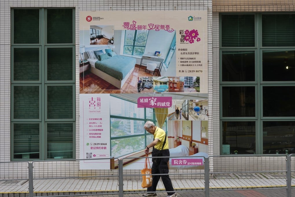 An elderly man walks along a street in Kowloon Bay on May 11. Photo: Karma Lo