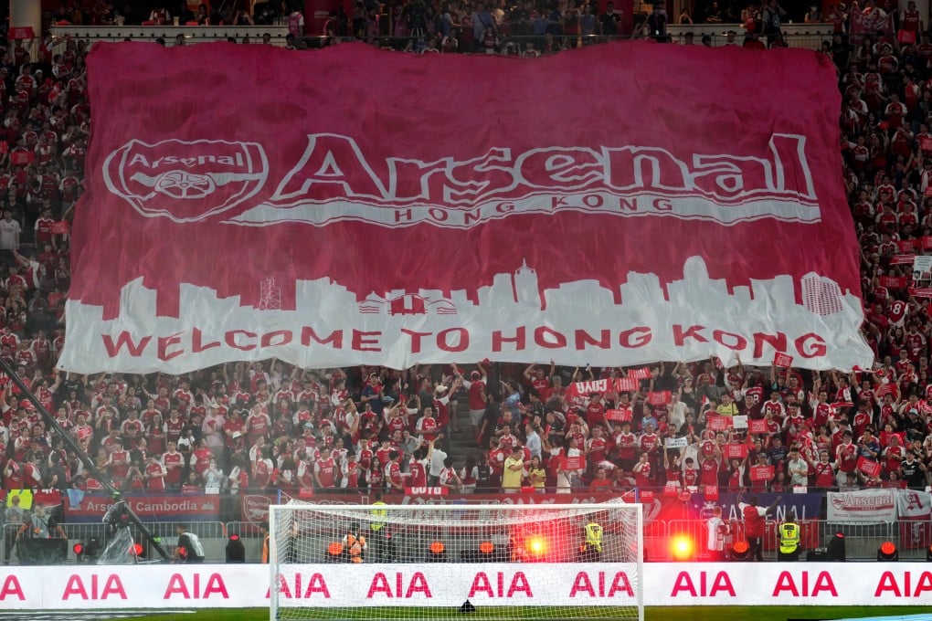 Local Arsenal fans at the friendly between Arsenal and Tottenham Hotspur held at Kai Tak Stadium in July 2025. The prestige of marketing at major sporting events has skyrocketed in recent years. Photos: Elson Li
