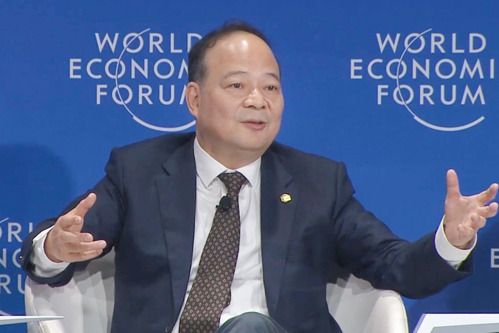 Robin Zeng Yuqun, head of the world’s largest electric vehicle (EV) battery maker, CATL, at the World Economic Forum’s Annual Meeting of the New Champions, also known as Summer Davos, held in Dalian, in northeast China’s Liaoning province. Photo: Weibo