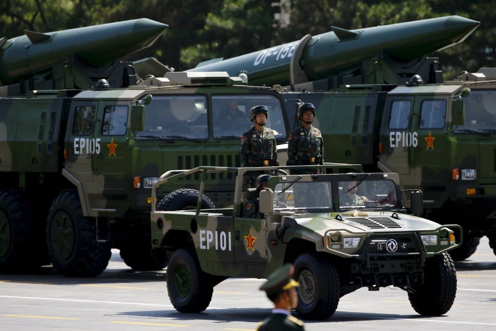 China’s DF-15B short-range ballistic missiles have been in service since 1999. Photo: Reuters
