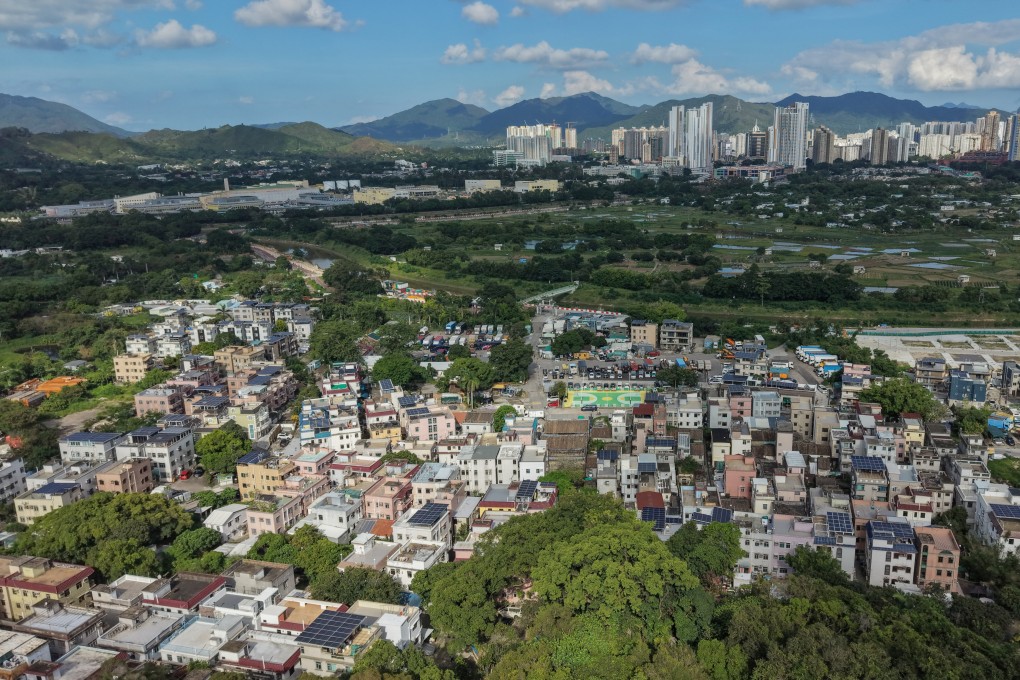 An aerial view of Ho Sheung Heung in the Northern New Territories, seen on June 21. Photo: Karma Lo