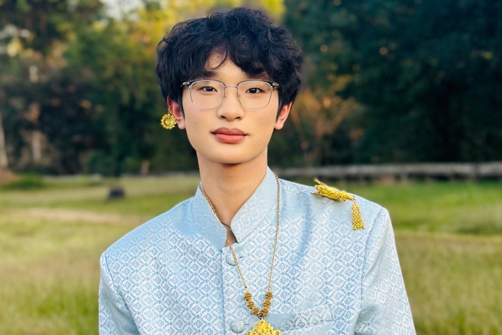 Viral Douyin star Zhong Meimei, 19, announced his admission to Boston University, which he will entirely self-fund using his content earnings. Photo: Weibo