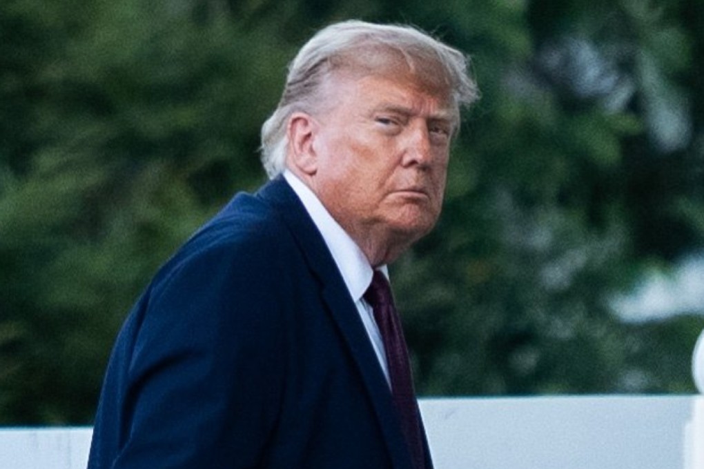 US President Donald Trump returns to the White House on Tuesday.  Photo: EPA