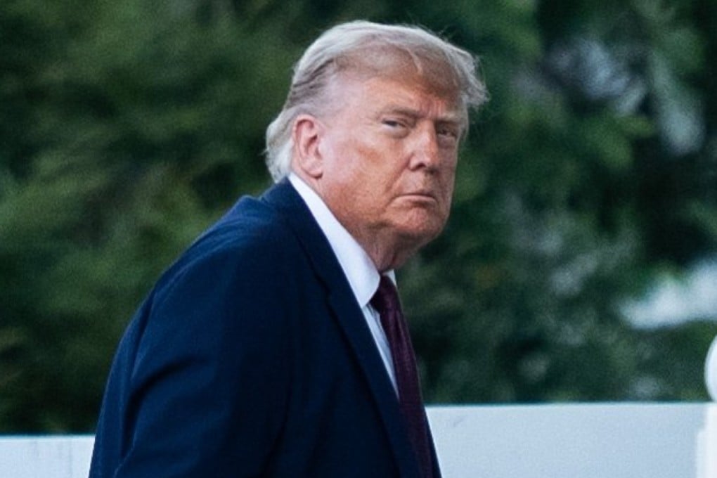 US President Donald Trump returns to the White House on Tuesday. Photo: EPA