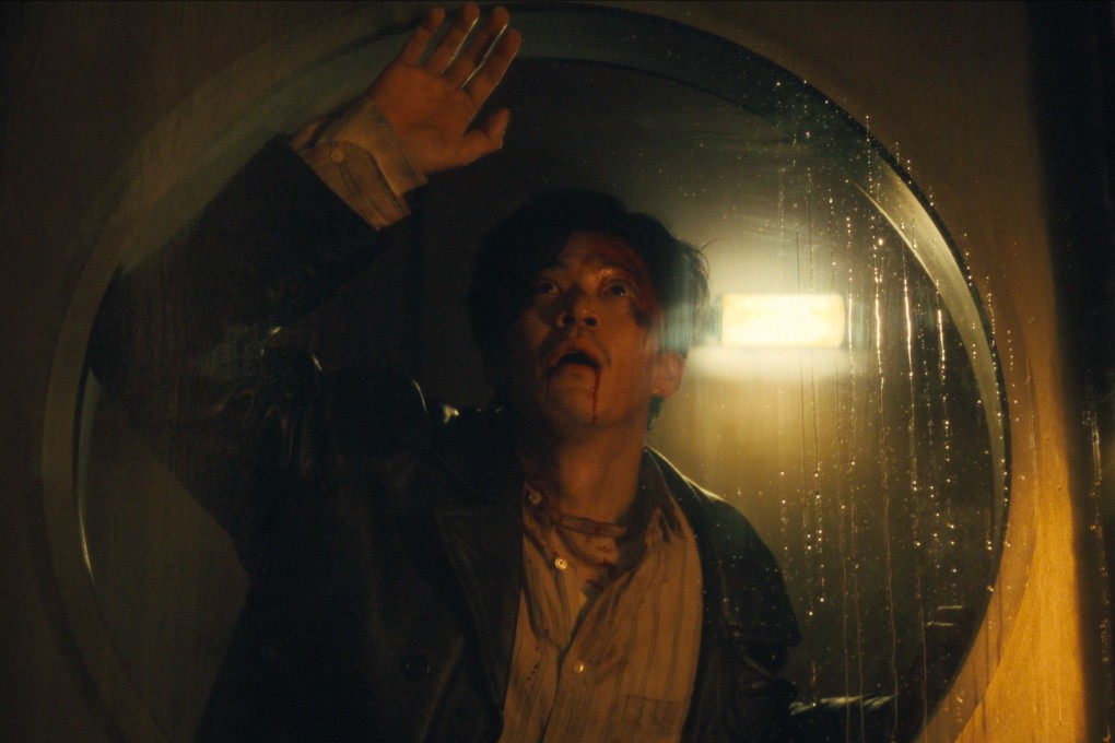 Shun Oguri as police detective Kenji Okamoto in a still from Human Vapor. Photo: Netflix